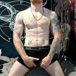 Nerdy Hung Ginger w/ Tats and Bubble Butt