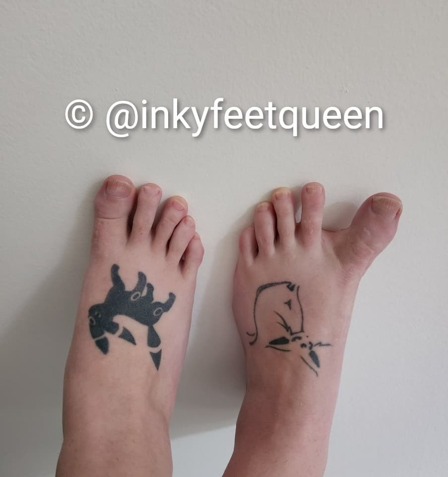 Inky Feet Queen
